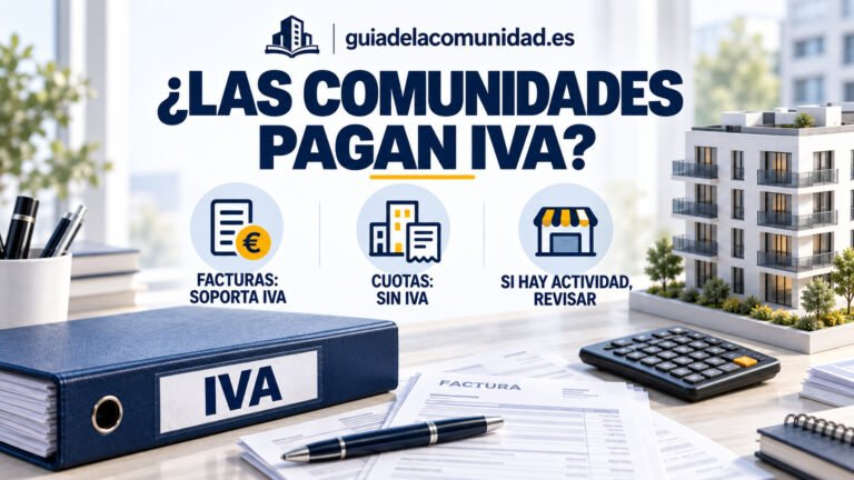 Miniatura sobre cuándo una comunidad de propietarios soporta o debe declarar IVA